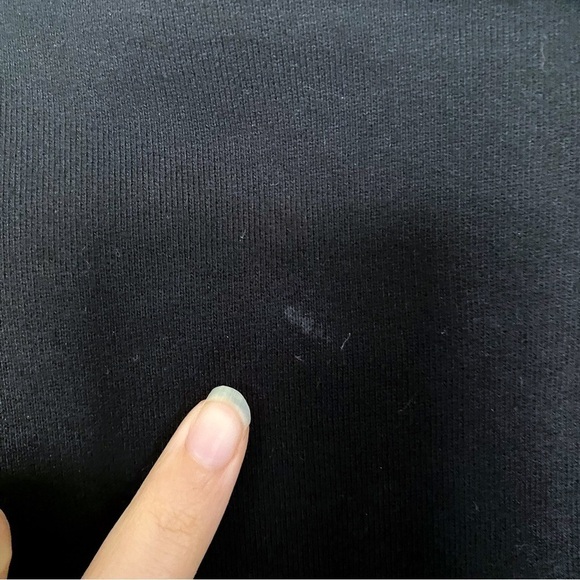 Frank & Eileen Dress Isabelle Funnel Neck Triple Fleece Midi Black XS GUC - Picture 6 of 8